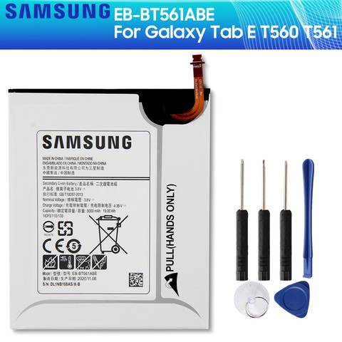 SAMSUNG Original Battery EB-BT561ABE EB-BT561ABA For Samsung GALAXY Tab E T560 T561 SM-T560 Authentic Tablet Battery 5000mAh ► Photo 1/6