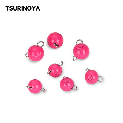 TSURINOYA Tungsten Steel Jig Head 1.5/3/5/7g Lead Sinker Soft Lure Texas Group Deep Water Bullet Crank Hooks Fishing Tackle ► Photo 1/6