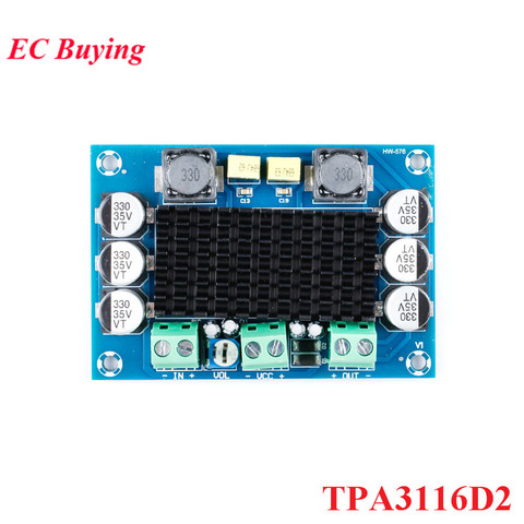 TPA3116D2 Mono Amplifier Board 100W DC 12V-26V TPA3116 High Power Audio Digital AMP Module Sound Speaker Volume Control Board ► Photo 1/5