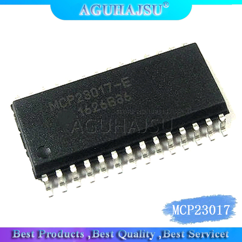 1pcs/lot MCP23017-E/SO MCP23017 original SOP 16-Bit I/O Expander with Serial Best quality ► Photo 1/1