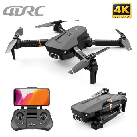 4DRC V4 WIFI FPV Drone WiFi live video FPV 4K/1080P HD Wide Angle Camera Foldable Altitude Hold Durable RC Quadcopter ► Photo 1/6
