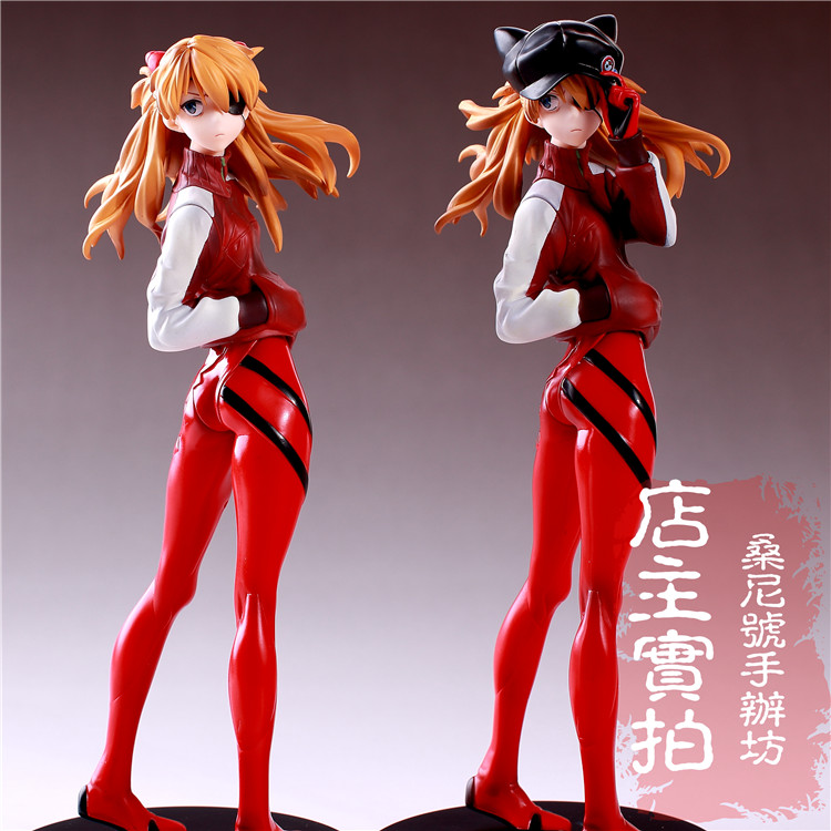Evangelion Alter Shikinami Asuka Langley Jersey Ver PVC Figure Toy Gift New 23CM