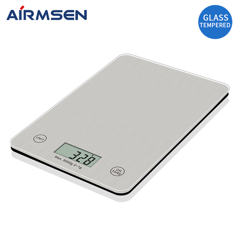 AIRMSEN Household Kitchen Scale Electronic Food Scale Baking Scale Measuring  Too