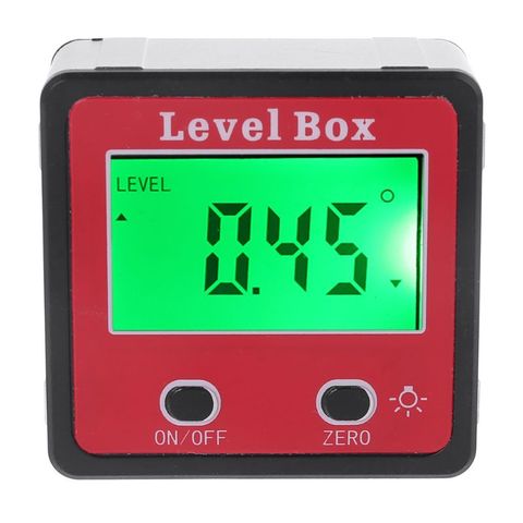 LCD Digital Inclinometer Spirit Level Protractor Angle Gauge Meter Bevel Level Magnetic Base ► Photo 1/6