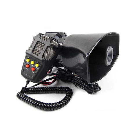 Car Horn Loud Multipurpose Speaker Police Siren Air Horn Megaphone Alarm Emergency Motorcycle 12V 100W Multi-tone & Claxon Horns ► Photo 1/6