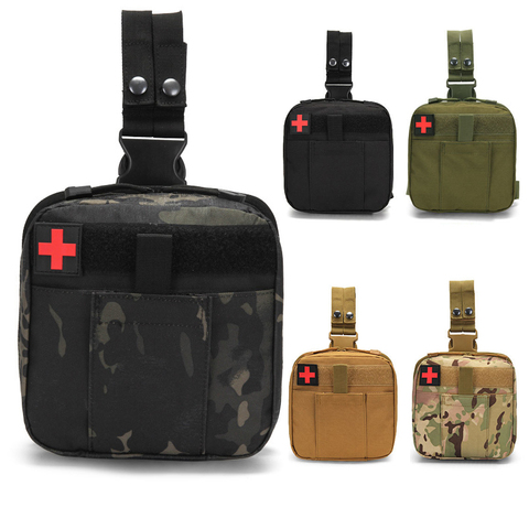 Camping Tactical Survival First Aid Bag First Aid Kit Medicine Organizer Home Car Waterproof Leg Emergency Kit Forest Survival ► Photo 1/6