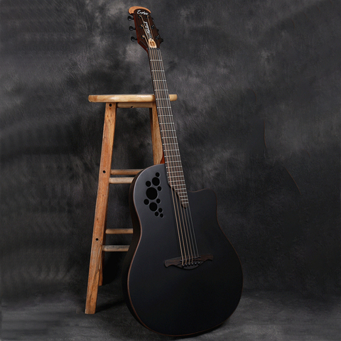 41 inch New Folk Electric Box Guitar Solid Spruce Grape Hole 6  Strings Acoustic Guitar High Quality Carbon Fiber Guitar AGT235 ► Photo 1/5