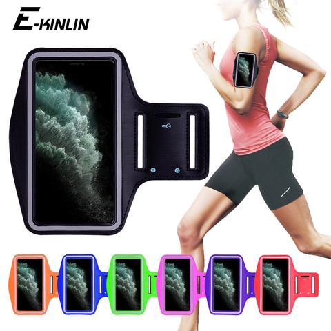 Waterproof Sports Running Workout Gym Arm Band Case For iPhone 12 mini 11 Pro XS Max XR X 8 7 6 6S Plus SE 2022 5 5S Cover Bag ► Photo 1/6