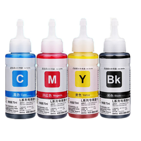 Refill Ink kit DYE ink for Epson L100 L110 L120 L132 L210 L222 L300 L312 L355 L350 L362 L366 L550 L555 L566 printer ► Photo 1/1