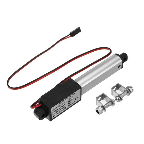 12V DC Mini Linear Actuator Aluminum Alloy Waterproof Electric Linear Motor 50mm Stroke Door Window Opener ► Photo 1/6