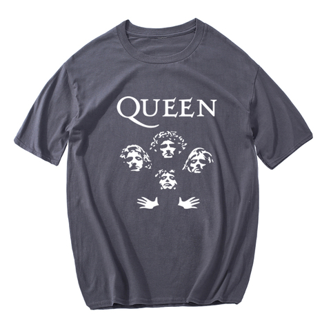 Glitter Rock Band Queen summer tops men 2022 cusua streetwear high quality o-neck aesthetic t-shirt punk top tee dropshipping ► Photo 1/6