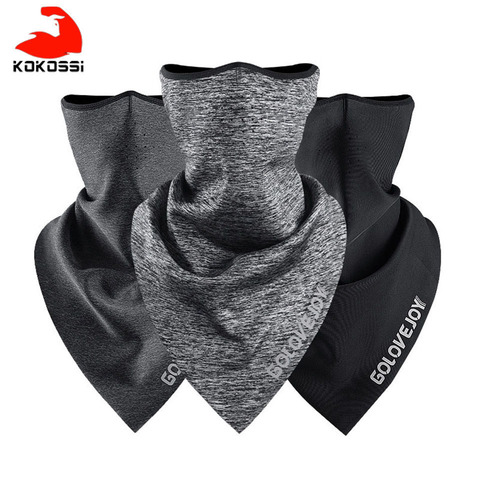 KoKossi 1PC Winter Warm Outdoor Cycling Scarf Windproof Hiking Skiing Snowboard Men Headband MTB Fishing Mask Night Reflection ► Photo 1/6