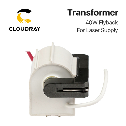 Cloudray 40W High Voltage Flyback Transformer Model C for CO2 40W Laser Power Supply ► Photo 1/6
