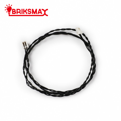 BriksMax Led Light Accessories For DIY Fans 3 PCS/Pack 0.8 mm 2 pin Plug connectiing cable Compatible With Building Blocks Model ► Photo 1/6