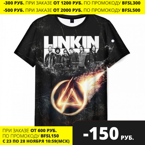 Men's T-shirt 3D Linkin Park ► Photo 1/2