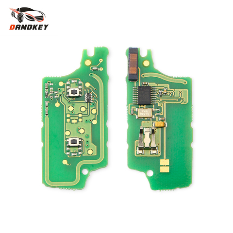 Dandkey Remote ASK/FSK Key Circuit Board  ID46 Chip For Peugeot 207 307 308 407 607 807 For Citroen C2 C3 C4 C5 C6 CE523/CE536 ► Photo 1/6