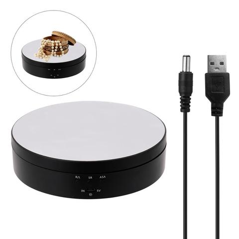 360 Degree Electrical Rotating Turntable Display Stand Rotating Table Jewelry Holder for Photography Video Display Turntable ► Photo 1/6