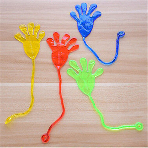 10 Pcs Kids Party Supply Favour Mini Sticky Jelly Stick Slap Squishy Hands  Toy