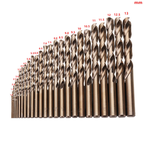 High Quatity M35 HSS-Co Cobalt Straight Shank Twist Drill Bit Power Tools Accessories for Metal Stainless Steel Drilling ► Photo 1/6