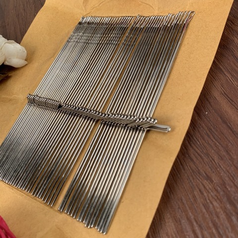 Free Shipping SK155 knitting machine crochet hook needles 17.5cm 50 pcs BROTHER/ SILVER REED machines fitting ► Photo 1/6