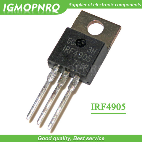 10PCS IRF4905 IRF4905PBF TO-220 MOS FET P channel field effect 74A 55V 200W new original ► Photo 1/1