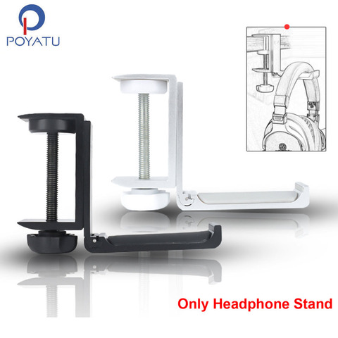 POYATU Headphone Stand For SONY Wall Headset Holder For Sennheiser Headphone Bracket For Marshall Headphone Stand Display ► Photo 1/6