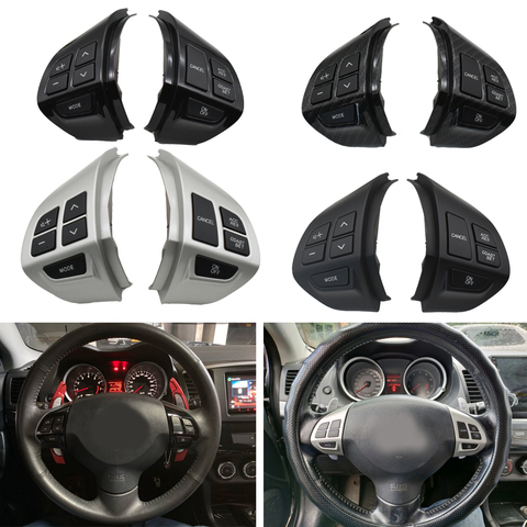 Steering Wheel Volume Sound Button For M itsubishi ASX Lancer Outlander RVR Pajero Sport Button switch  2007-2011 ► Photo 1/6