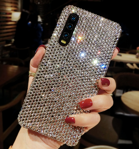 For Samsung Galaxy A51 A71 A10 A10E A20 A20S A20E A30 A40 A50 A70 A01 M10 M20 M30 M11 A21 A31 A41 Full Diamond Rhinestone case ► Photo 1/6