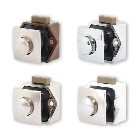 Diameter 20mm Camper Car Push Lock RV Caravan Boat Drawer Latch Button Locks For Furniture Hardware ► Photo 1/6