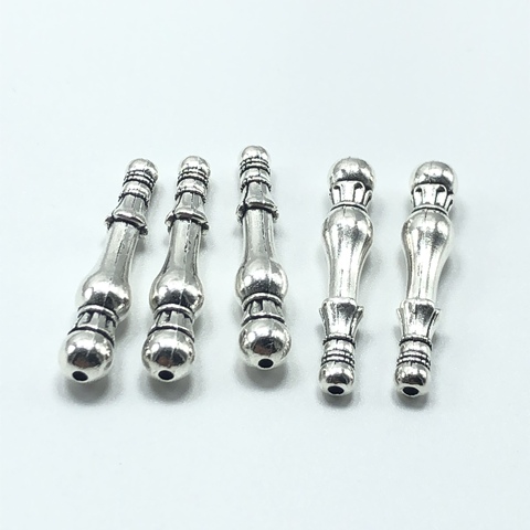 10pcs Muslim antique silver prayer beads for jewelry making DIY handmade beads Pendant connector ► Photo 1/4