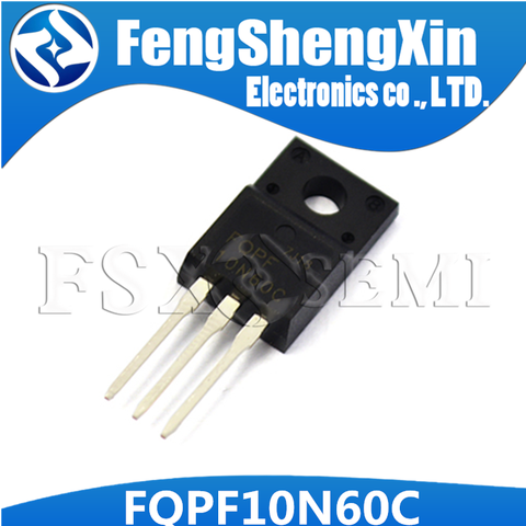 10pcs/lot FQPF10N60C TO-220F 10N60C 10N60 TO220 FQPF10N60 MOSFET transistor ► Photo 1/3