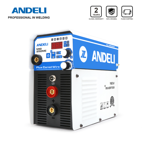 ANDELI Household 220V MIG-250ME Lift TIG MMA MIG 3 in 1 Welding without Gas Flux Core Wire Multifunctional MIG Welding Machine ► Photo 1/6