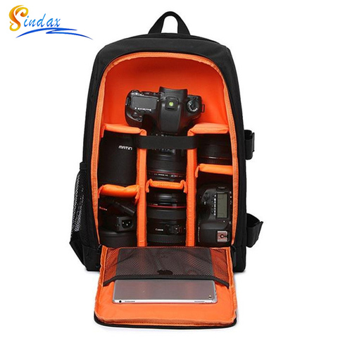 Waterproof DSLR Backpack Video Digital DSLR Camera Bag Multi-functional Outdoor Camera Photo Bag Case for Nikon Canon DSLR Lens ► Photo 1/6