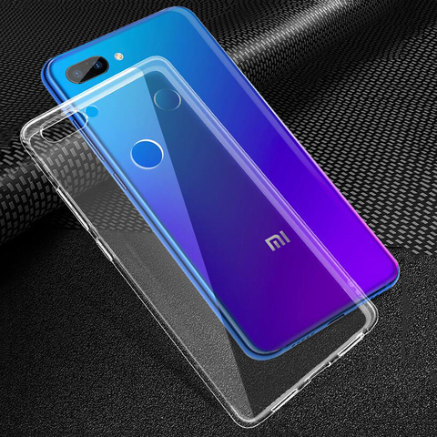 Clear Case For Xiaomi Mi 8 9 Lite Mi A1 A2 A3 lite Redmi Note 5 6 6A 7 7A 8A 8T 8 9S Pro Transparent Silicone Soft Cover ► Photo 1/5