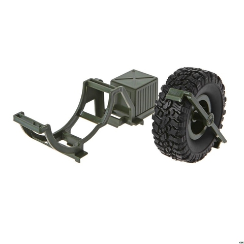 Spare Tire Decoration Parts for WPL 1/16 B36 B-36 B36K B36KIT Military Truck RC Car DIY Accessories ► Photo 1/6