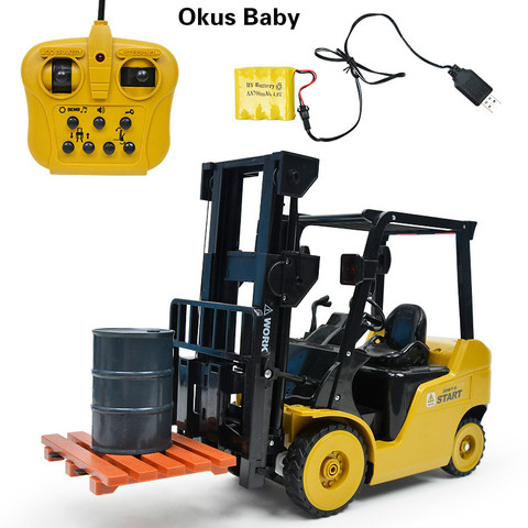 2022 Forklift Truck 1:8 RC Remote Control Present Toy Holiday Gift Auto Demonstration LED Light Engineering Car Educational Toys ► Photo 1/5