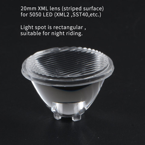  20MM TIR lens ,striped surface for 5050 LED (SST40,XML2,etc) ► Photo 1/4