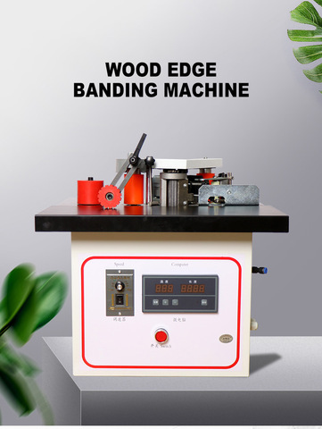 Automatic strip break edge banding Machine wood pvc cut itseld woodworking edge bander ► Photo 1/6