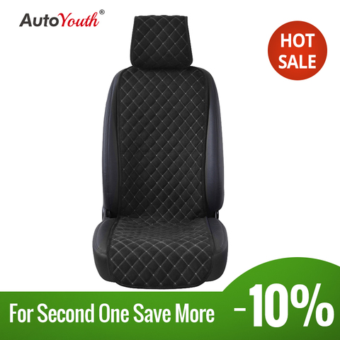 AUTOYOUTH Fashion Car Seat Cushion Universal Nano cotton velvet Cloth Car Seat Cover Fits Most Car or SUV 4 Colour Car Styling ► Photo 1/6