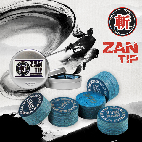 Original ZAN Tip Super ZAN Tip S/M/H 9 Layers Leather Tip Professional 14mm Tip Good Elasticity Billiard Accessory For Pool Cue ► Photo 1/6