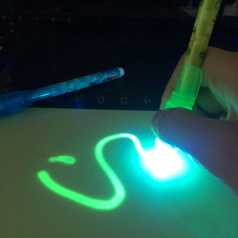 Educational Toy Drawing Board Tablet Graffiti Led Luminous Magic Raw With Light-fun children gift ► Photo 1/6