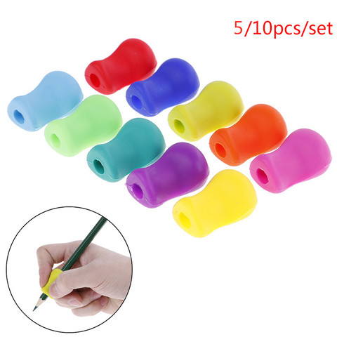 5/10PCS Cute Children Pencil Holding Practise Dolphin Fish Writing Posture Correction Device Silicone Hold A Pen Corrector ► Photo 1/6