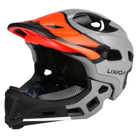 Lixada 14 Vents Full Face Helmet Kids Detachable Helmets Cycling Outdoor Sports Safety Helmet for Children Skateboarding Roller ► Photo 1/6