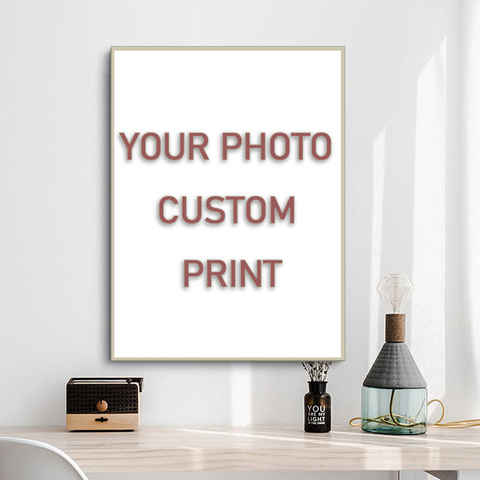Personalise Gift Custom Print Canvas Picture Your Photo Any Size Print Canvas Poster Customize Decoration Picture for Home Decor ► Photo 1/6