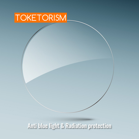 Toketorism Anti blue light lenses Resin Aspheric Glasses Lens Prescription Computer glasses ► Photo 1/6