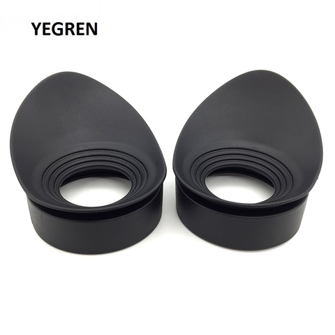 One Pair Binoculars Rubber Eye Cups Eye Guards Caps Inner Diameter 40 mm for Microscope Eyepiece Telescopes Eyecups ► Photo 1/6