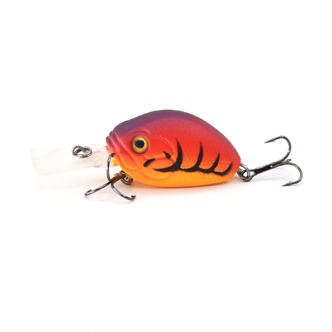 MAKEBASS Small Crank bait FishingLures Fishing Wobbler Lifelike Swimbait Artificial Hardbait Fishing Tackle. ► Photo 1/6