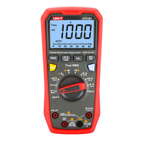 UNI-T UT61B+/UT61D+/UT61E+ True RMS Intelligent Digital Multimeter High-precision Electrician Digital Multimeter,Data Hold. ► Photo 1/6