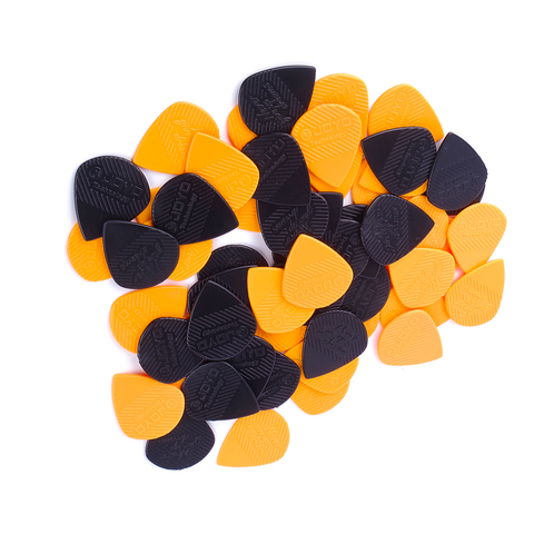 Free Gift Only Pay Shipping JOYO Non-slip Guitar Picks Jazz Plectrum For Electric Acoustic Guitar Bass Folk Yellow Black ► Photo 1/5