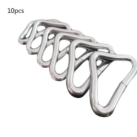 10PCS Per Set Trampoline Jumping Bed Bungee Bed Mesh Cloth Mattress Jumping Cloth Iron Buckle Triangle Ring ► Photo 1/6